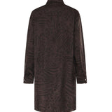 Abito chemisier con stampa animalier 106446 A35AM28 PINKO 