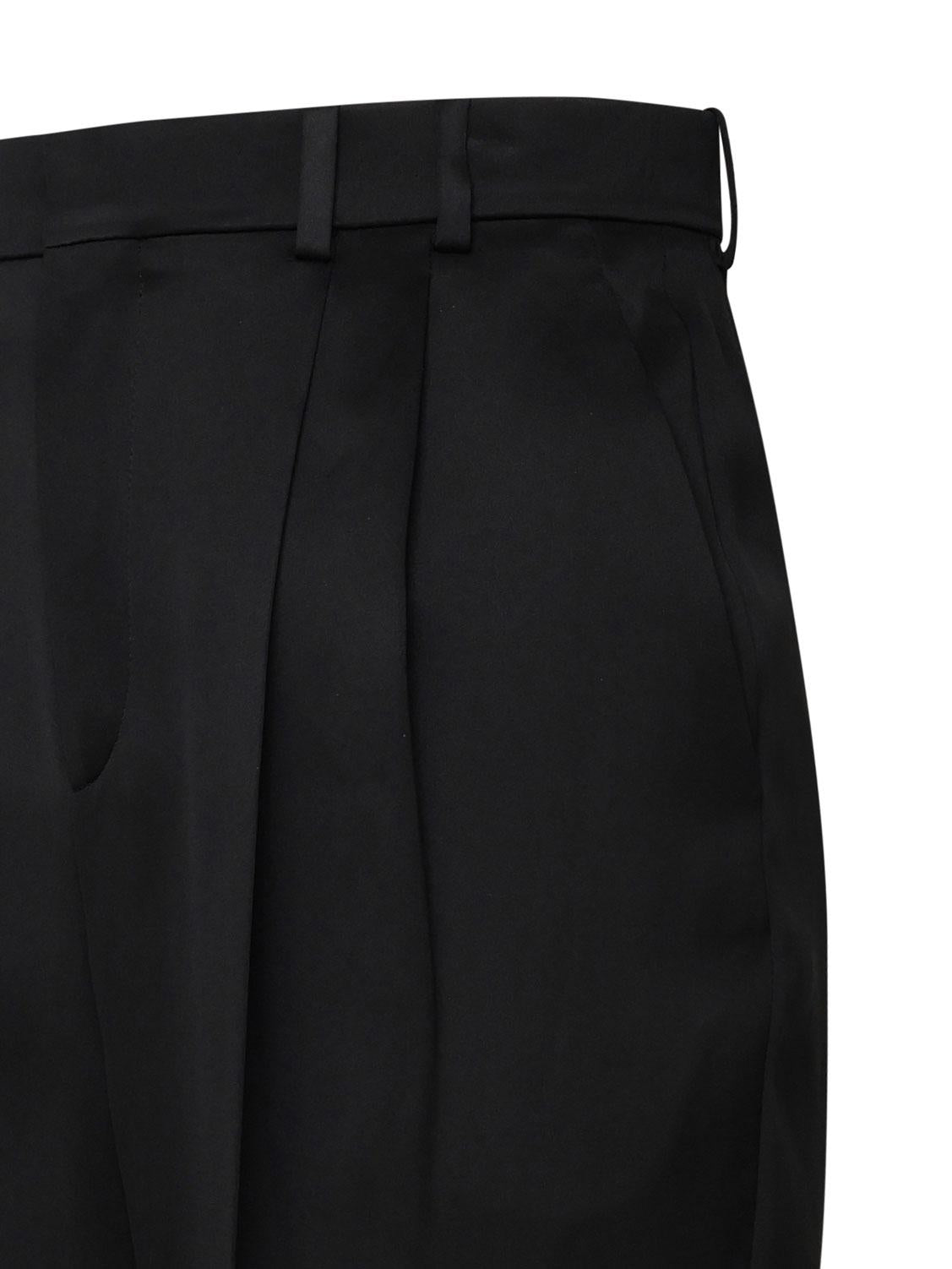 Pantaloni in sartin mireille 803599 Y013G1000 SAINT LAURENT 