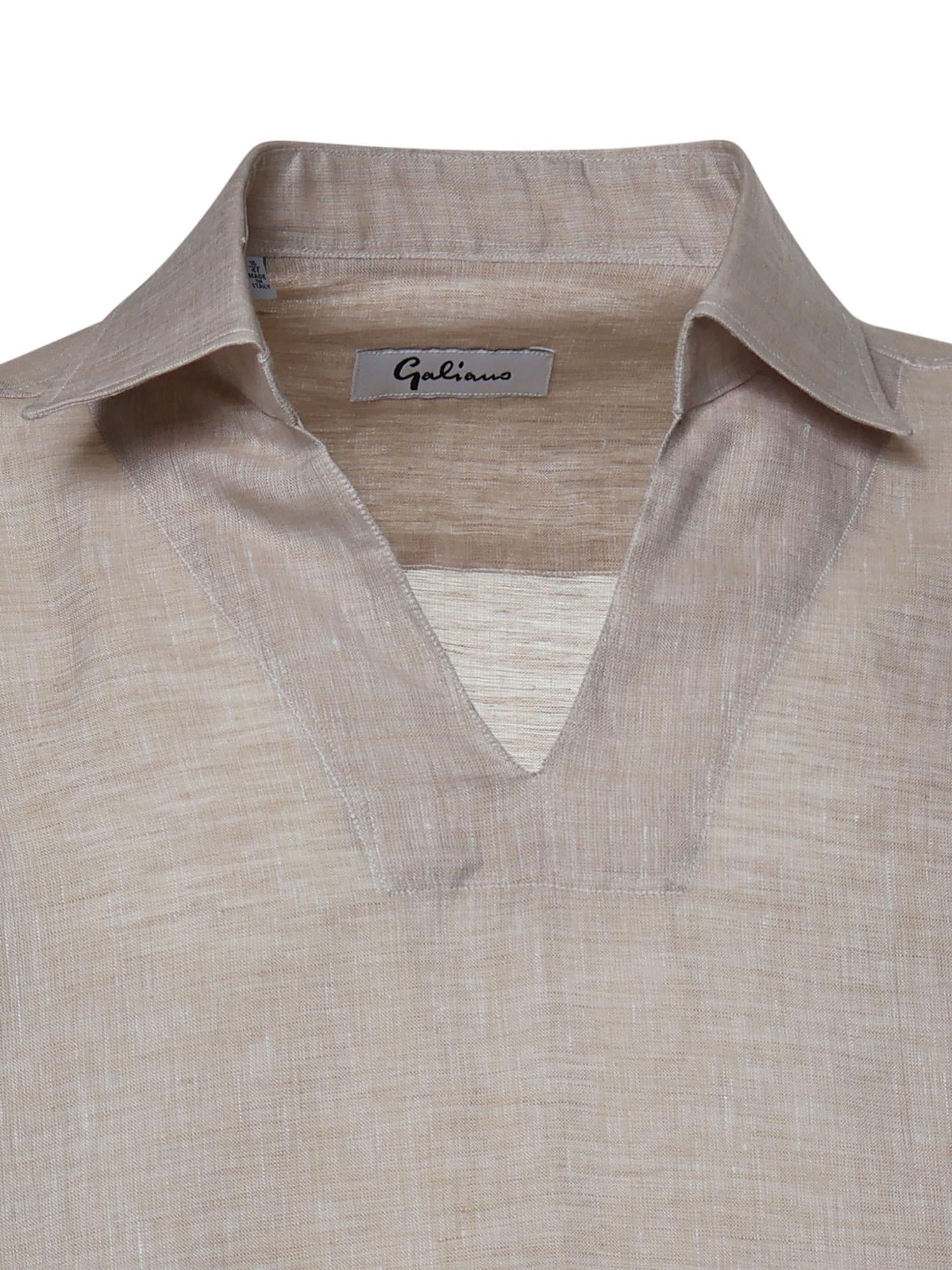 Polo Atlantis in lino ATLANTIS BEIGE GALIANO 