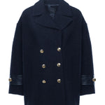 Cappotto caban doppiopetto in bouclé 105559 A2SHG02 PINKO 