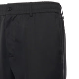 Pantalone Astro in gabardine di misto lana ASTRO NERO GIULIANO GALIANO 