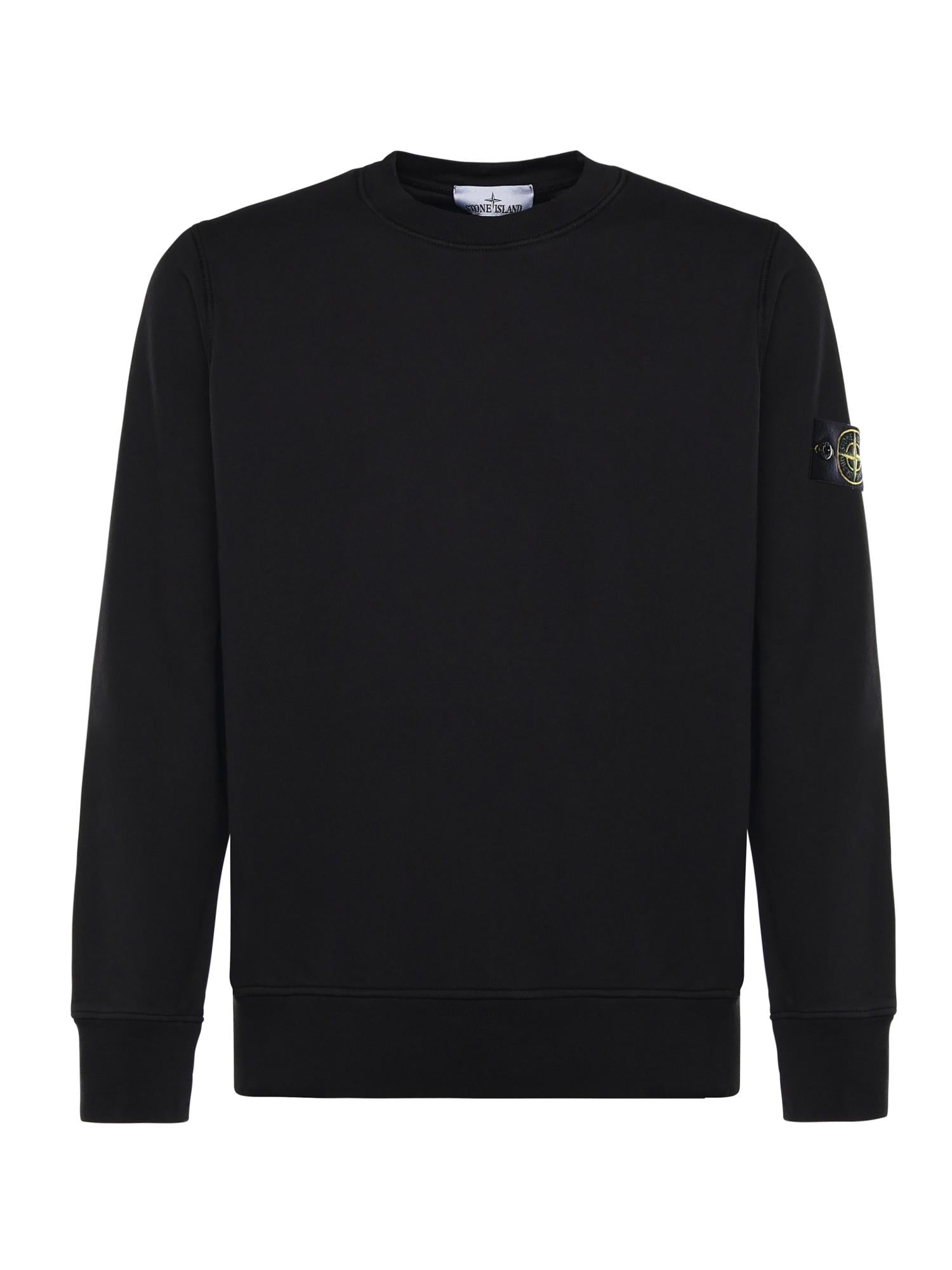 Felpa in cotone con logo L1S156100060 S0051V0029 STONE ISLAND 