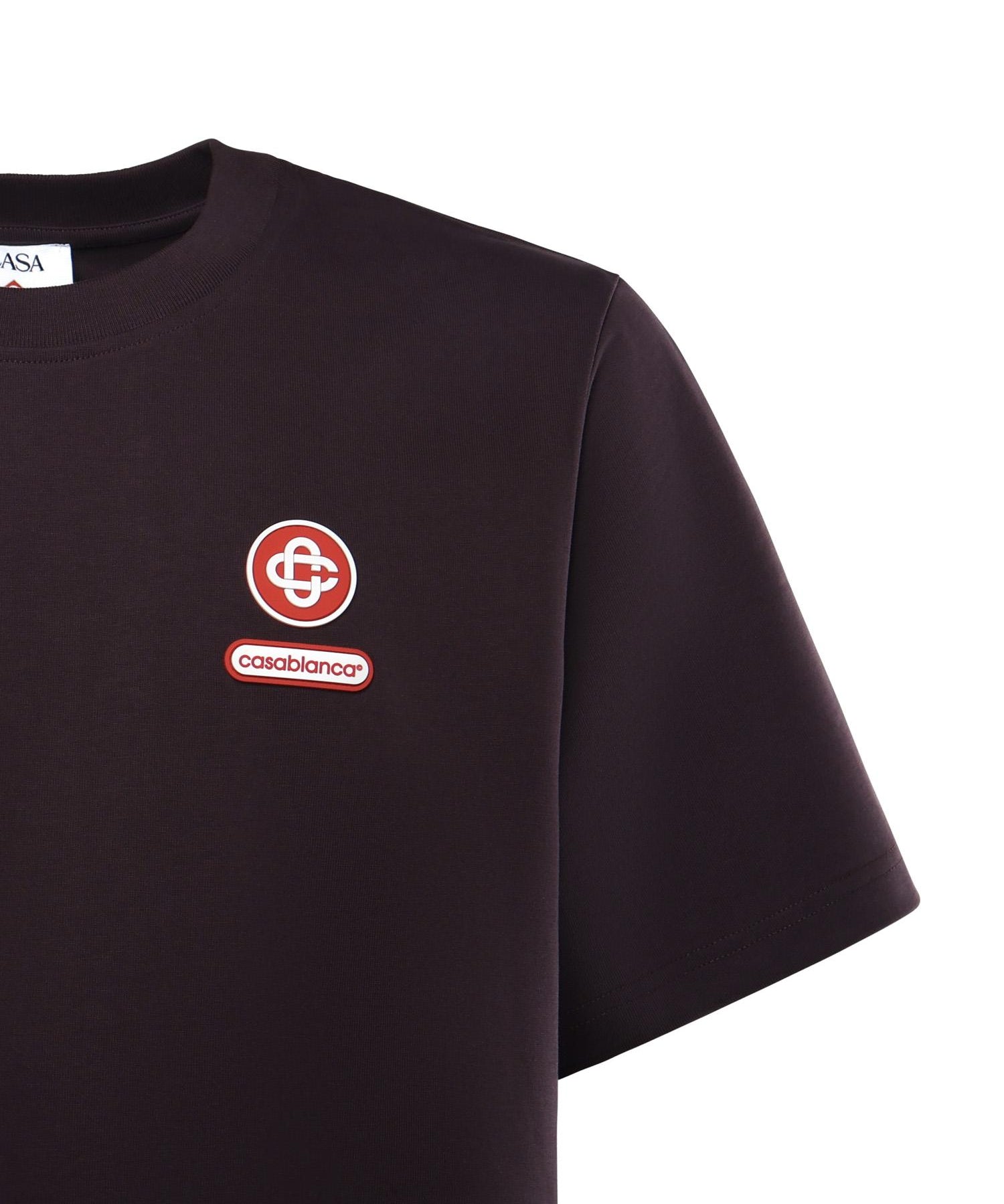 T-shirt con logo in cotone MAW25JTS001 06 CASABLANCA 
