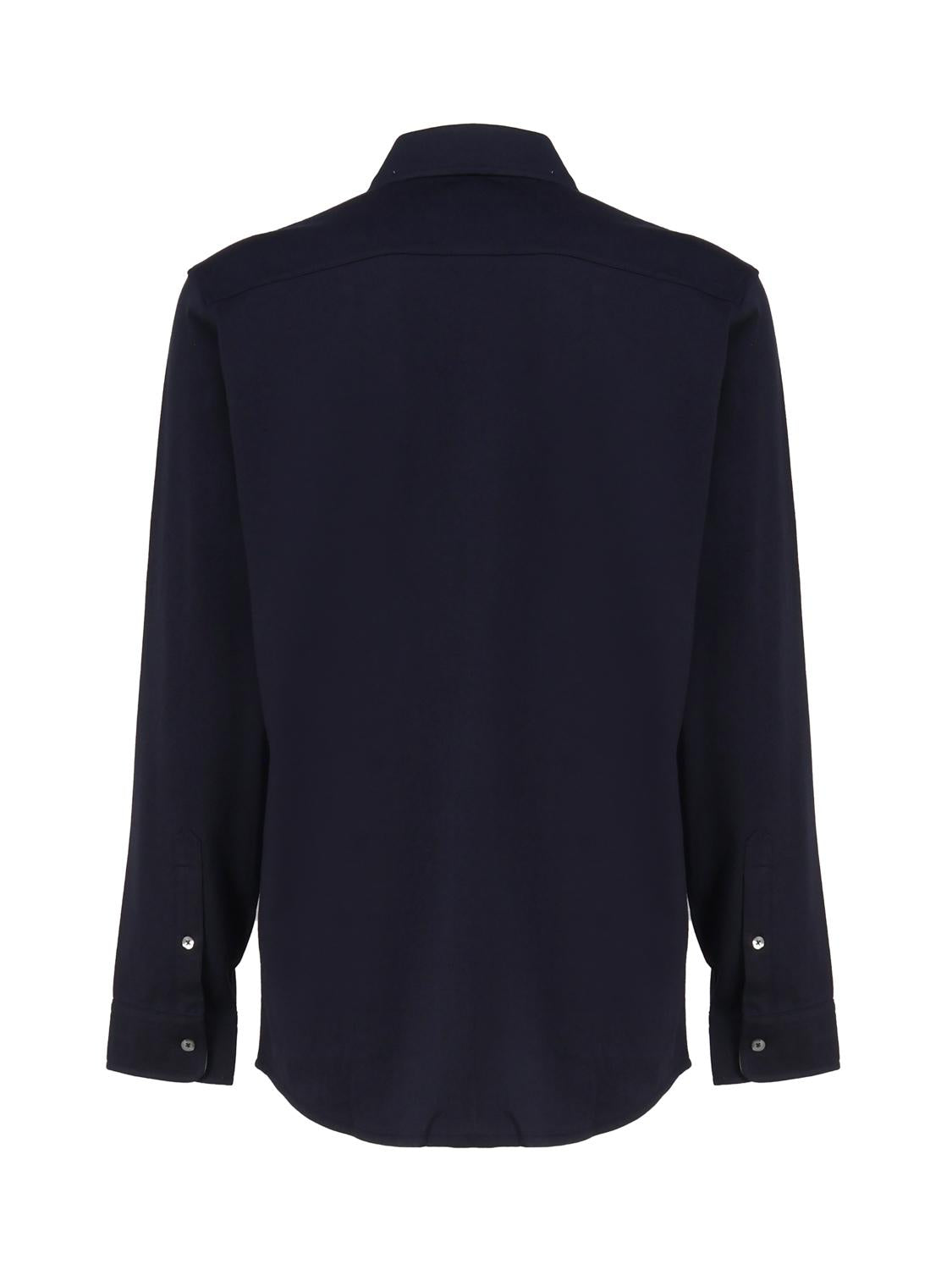 Camicia in cotone con logo ton sur ton NRMA3481540 VYPU806 FAY 