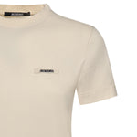 T-shirt in cotone con logo TSW00550AJ00029 131 JACQUEMUS 