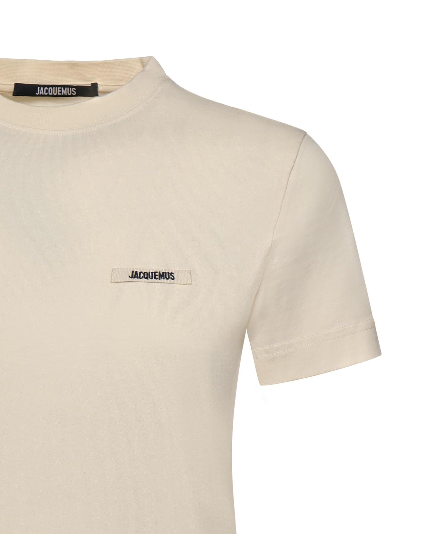 T-shirt in cotone con logo TSW00550AJ00029 131 JACQUEMUS 