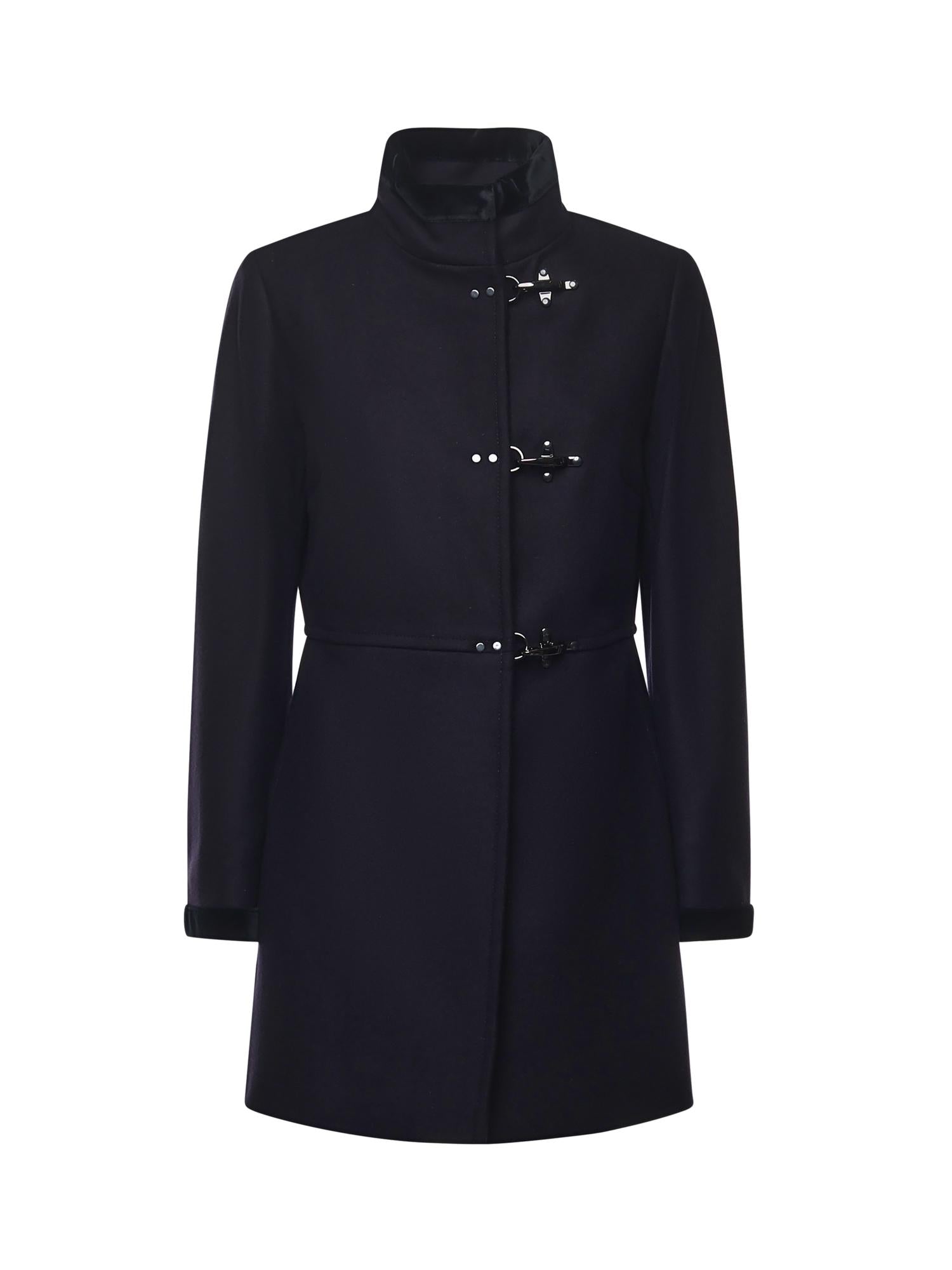 Cappotto Virginia in panno di lana NAW50514000SGL U809 FAY 