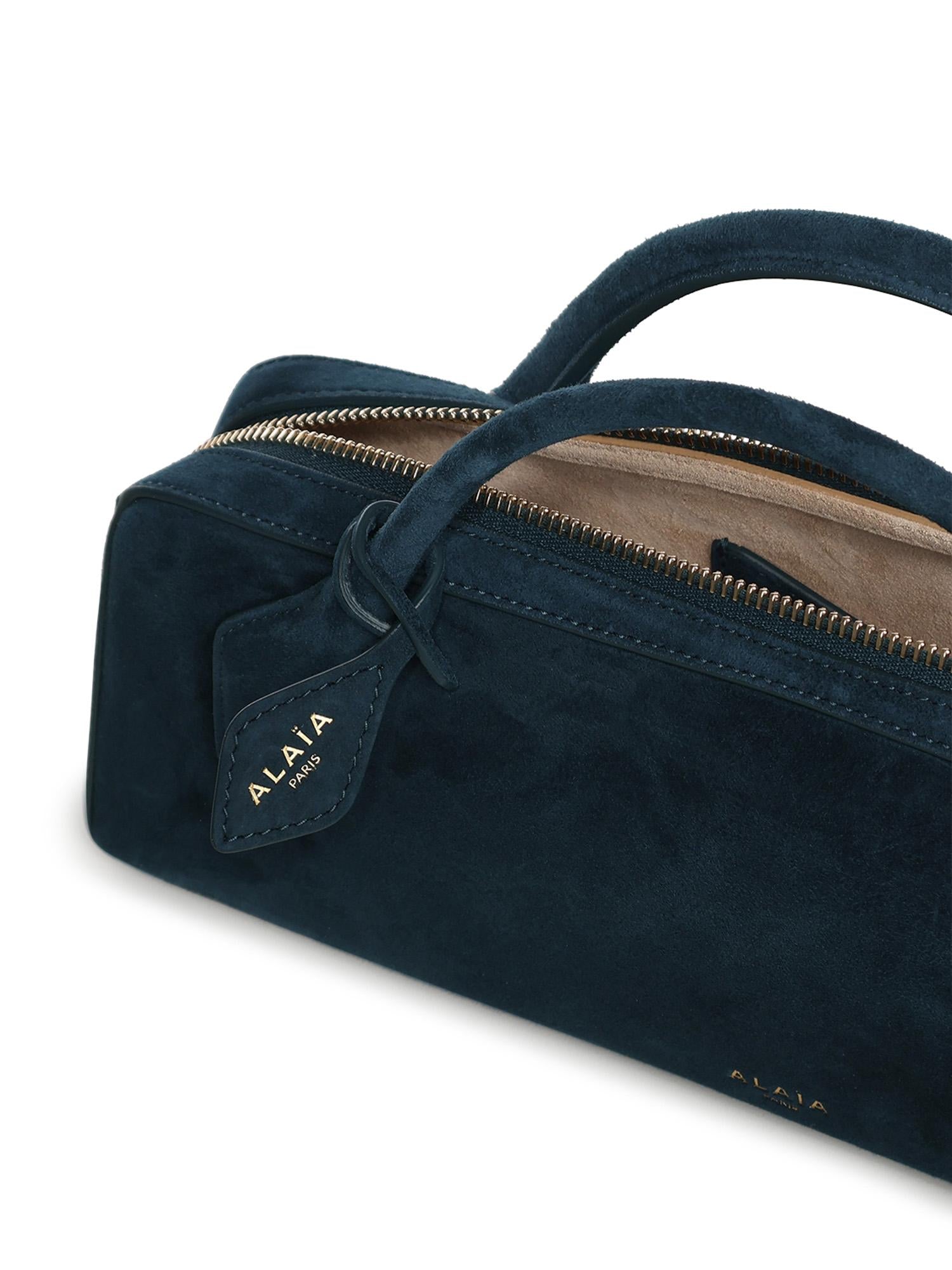 Pochette Le Teckel in pelle scamosciata AA1S06026CA328 A53 ALAIA 