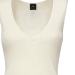 Top smanicato costine misto seta<BR/> 104808 A1KWZ05 PINKO 
