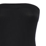 Abito lungo con top a costine e gonna a balze 107015 A3D1Z99 PINKO 