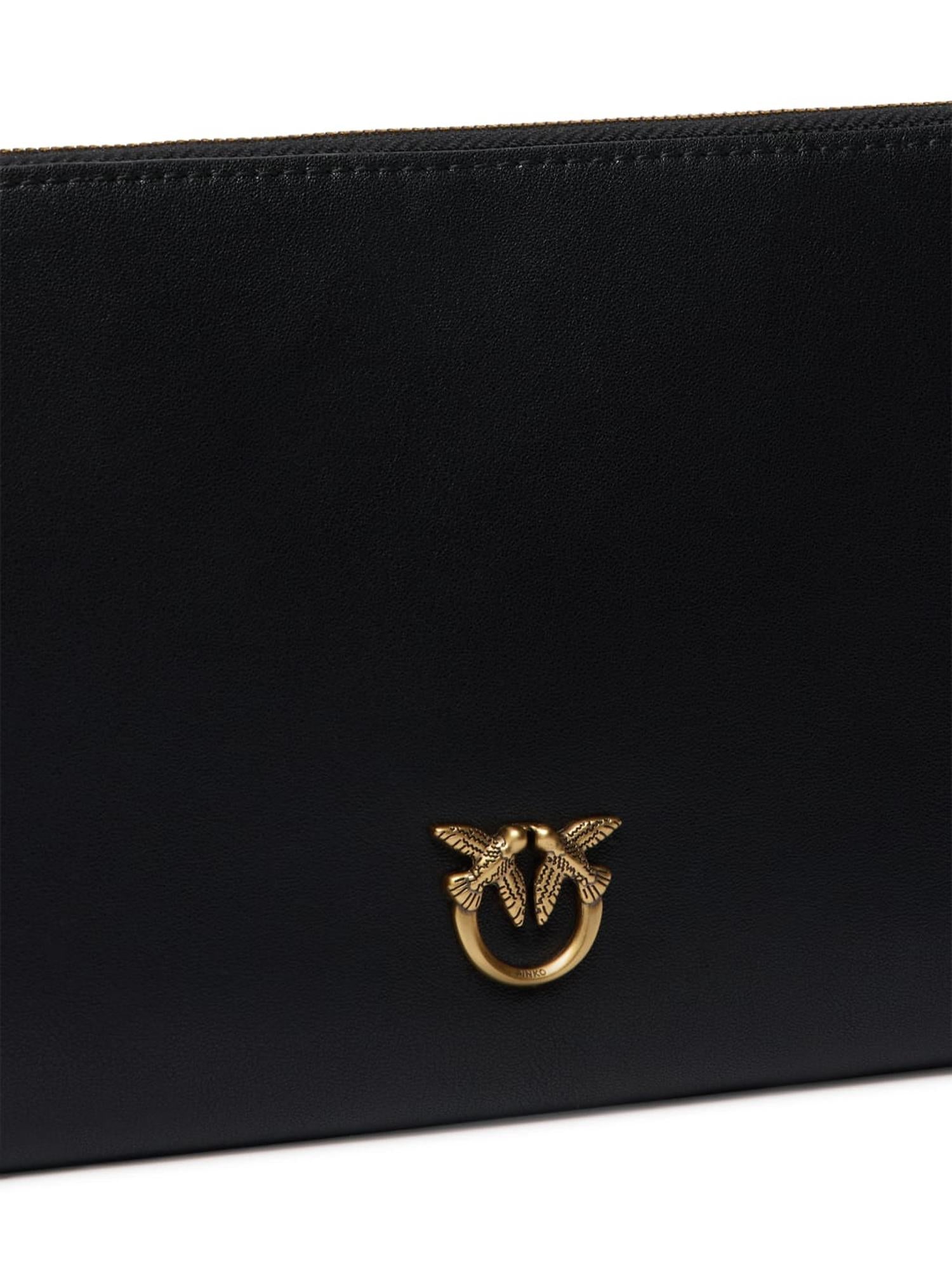 Borsa a tracolla Horizontal Flat in pelle 102747 A0F1Z99Q PINKO 