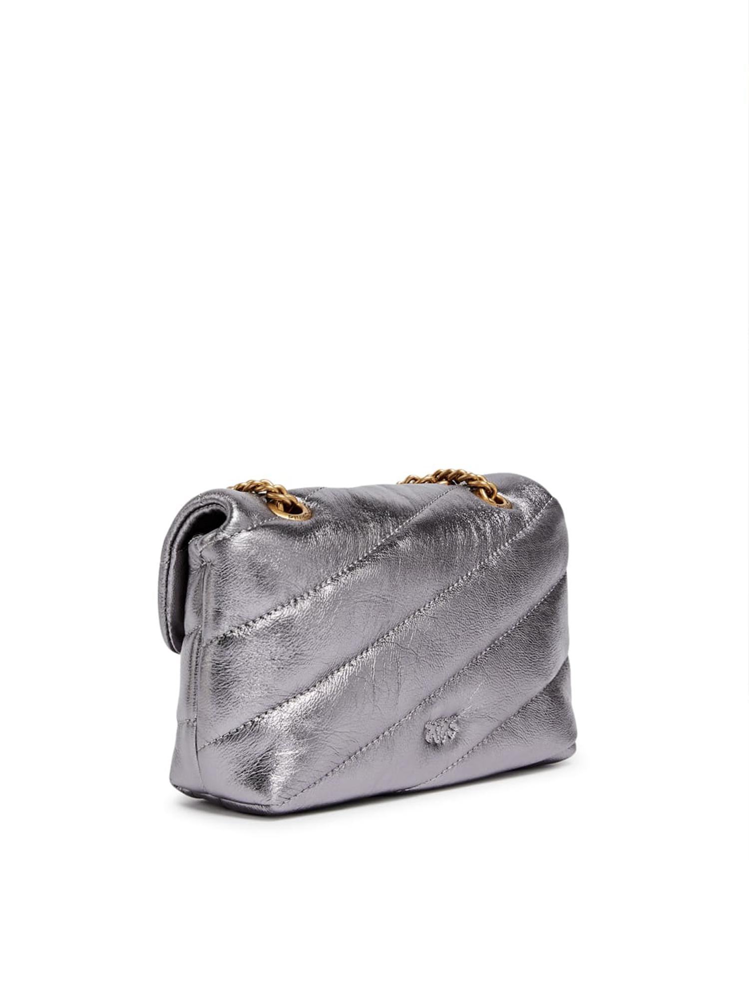 Borsa a tracolla Baby Love Bag Puff in nappa laminata 100040 A360IEHQ PINKO 