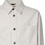 Overshirt in denim con impunture FW1410 AWMLF08QQ FENDI 