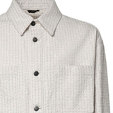 Overshirt in denim con impunture FW1410 AWMLF08QQ FENDI 