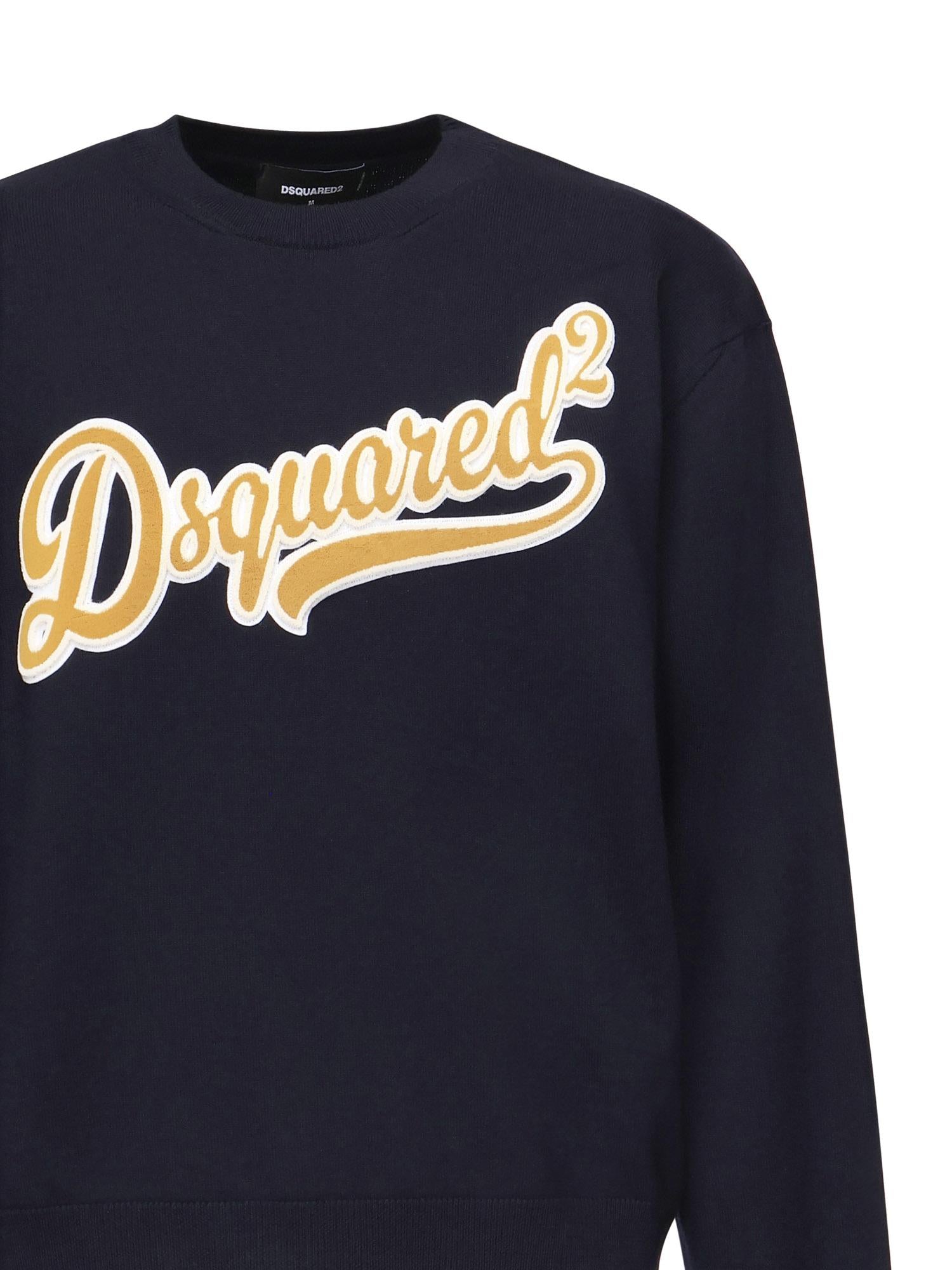 Pullover con logo S74HA1551 D13147477 DSQUARED2 