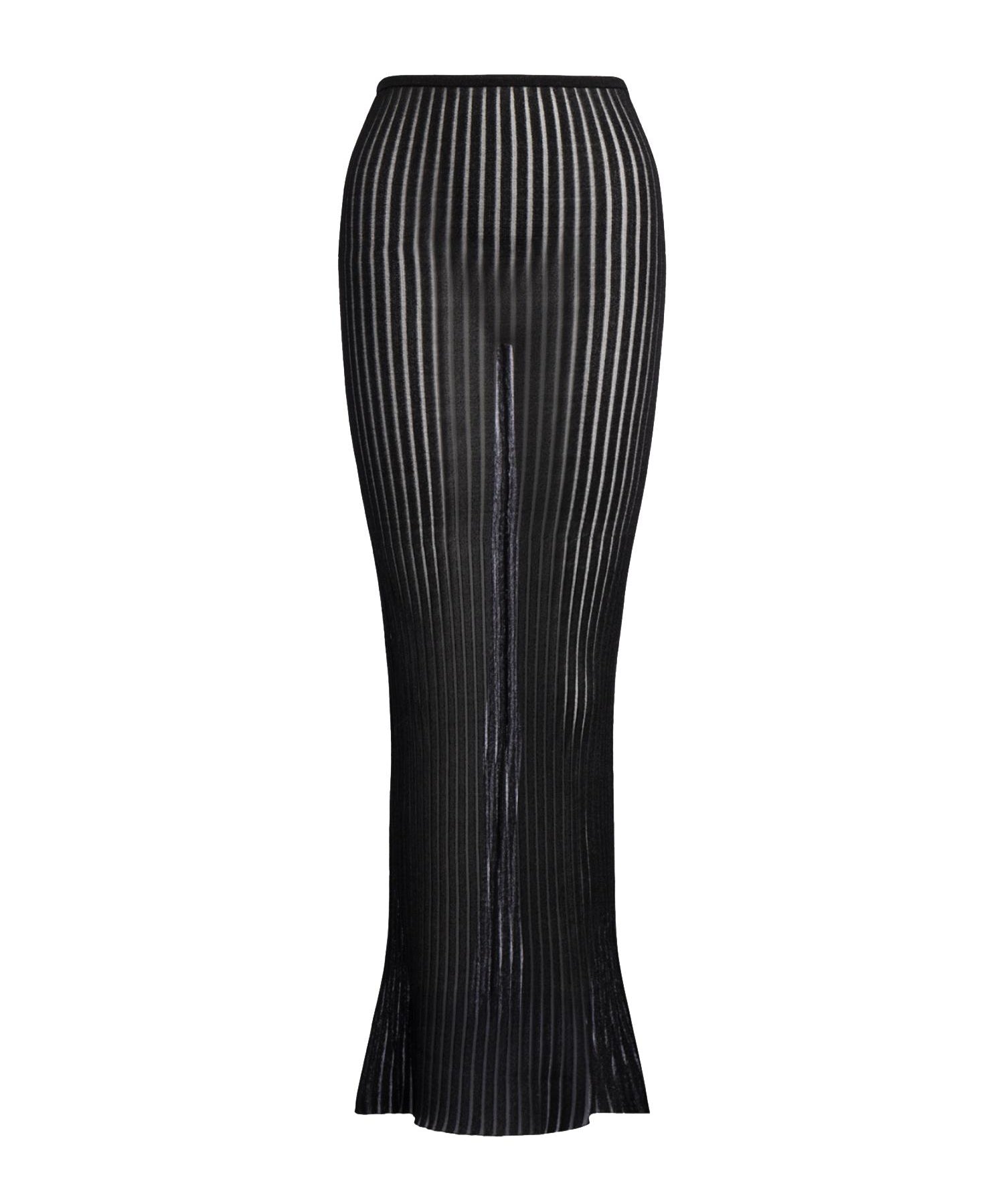 Gonna slim in maglia lurex G645 M01044D999 DONDUP 