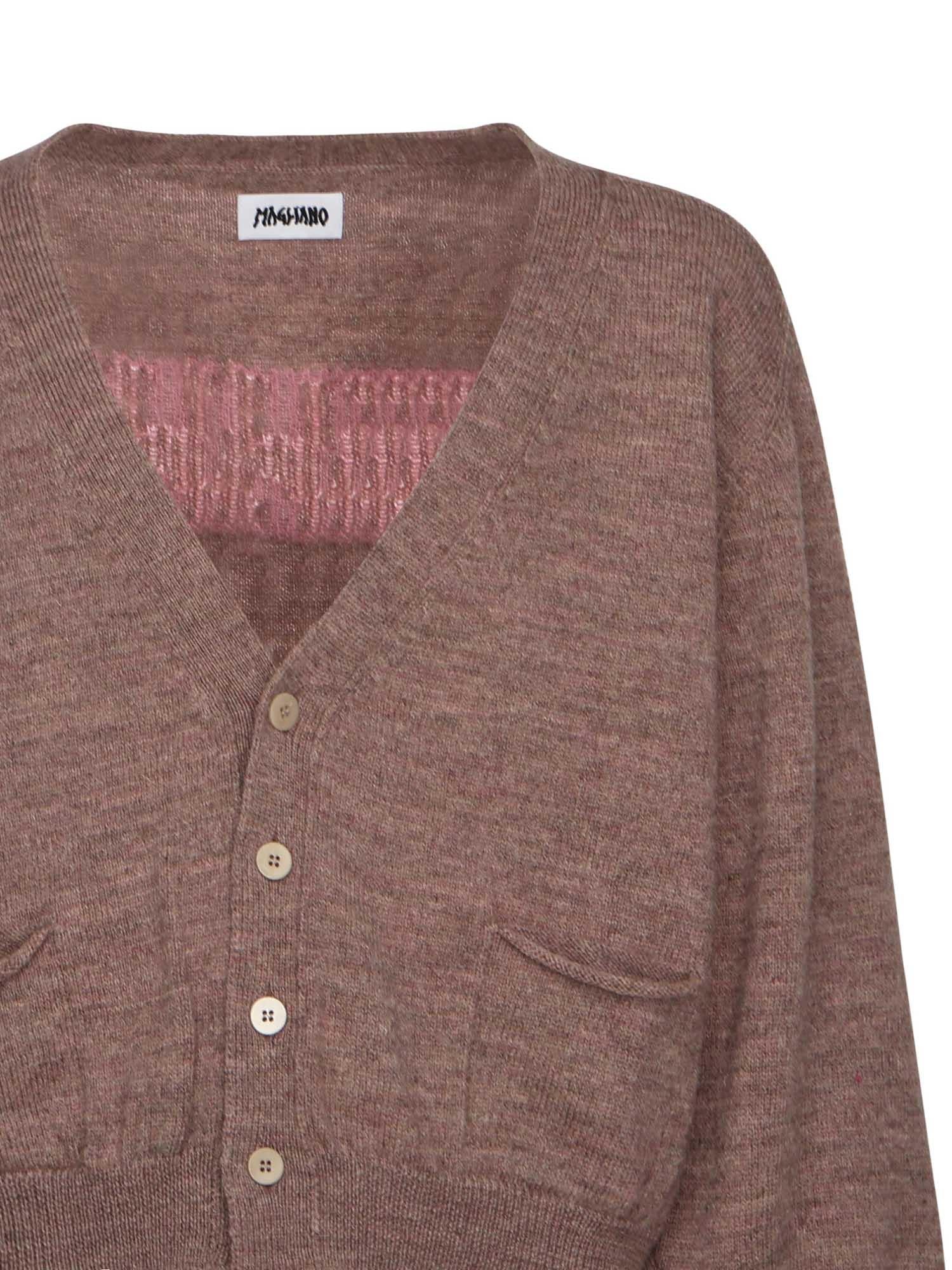 Cardigan con logo MGFW25CA01073 3333 MAGLIANO 