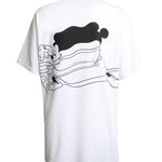T-shirt in cotone con stampa logo a contrasto 601849 3SNP369000 STELLA McCARTNEY 