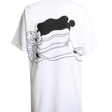 T-shirt in cotone con stampa logo a contrasto 601849 3SNP369000 STELLA McCARTNEY 