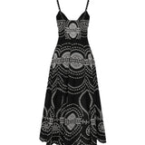 Vestito lungo Catta 254612 BLACK NELUM CHARO RUIZ 