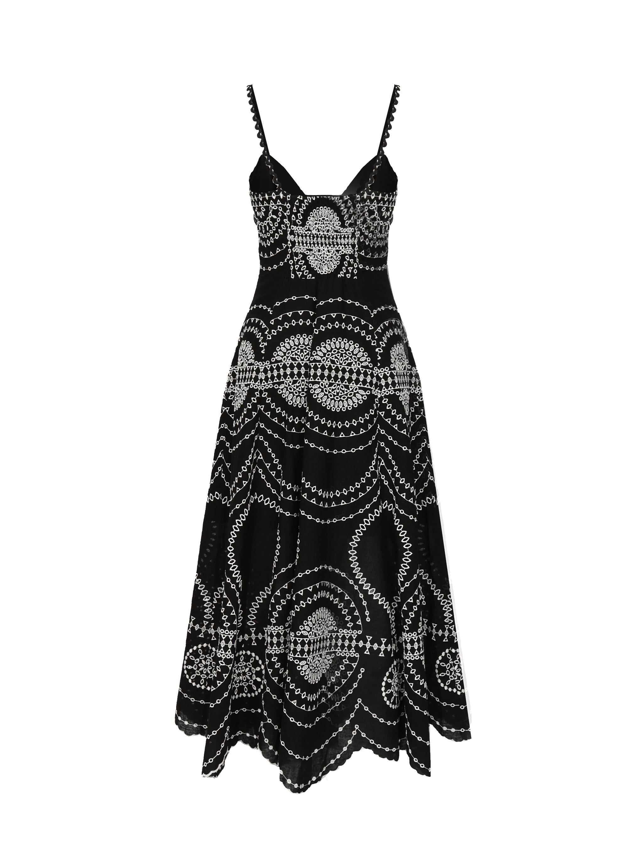 Vestito lungo Catta 254612 BLACK NELUM CHARO RUIZ 