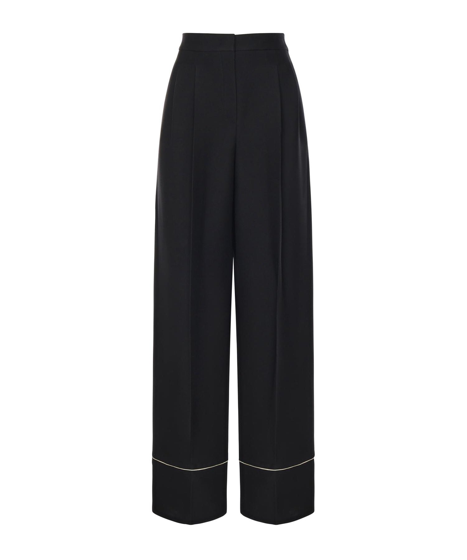 Pantaloni in lana e seta FR6678 AC4GF0GME FENDI 