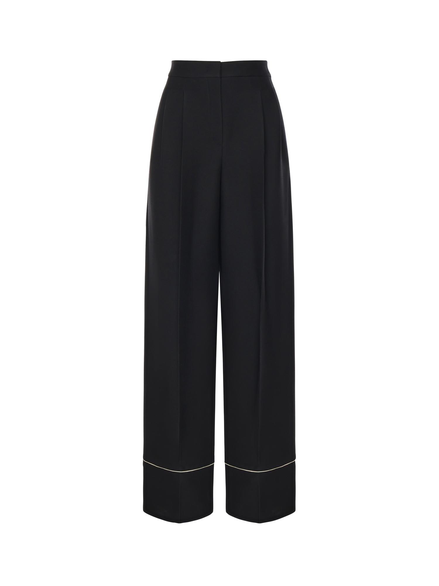 Pantaloni in lana e seta FR6678 AC4GF0GME FENDI 