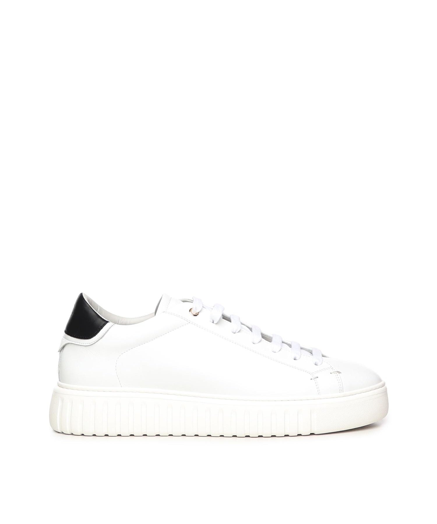 Sneakers Mars in pelle MARS NAPPAWHITE/BLACK GIULIANO GALIANO 