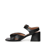 Sandali New Carry Cross in pelle A57184 NERO CARMENS 
