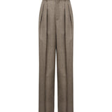 Pantaloni a gamba ampia in lana 824389 Y5K322656 SAINT LAURENT 