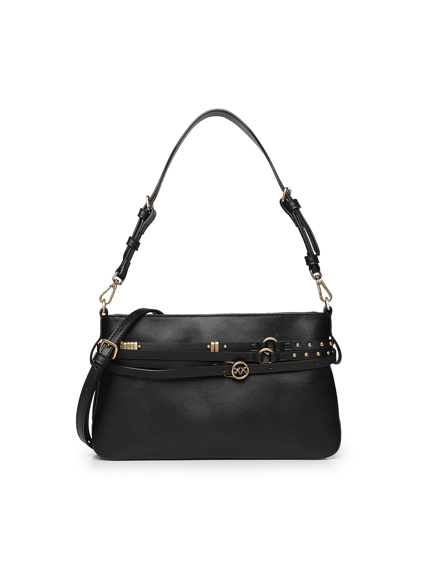 Borsa a spalla Belt Bag Mini in pelle 106177 A0QOZ99Q PINKO 