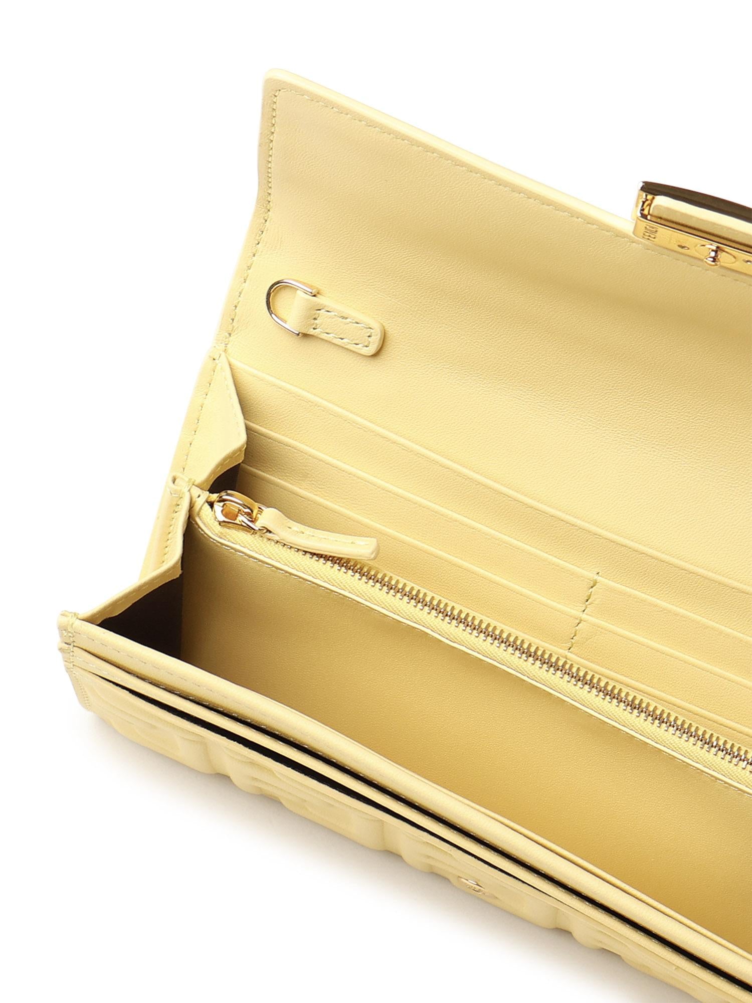 Portafoglio continental Baguette in nappa 8M0365 AAJDF1NPV FENDI