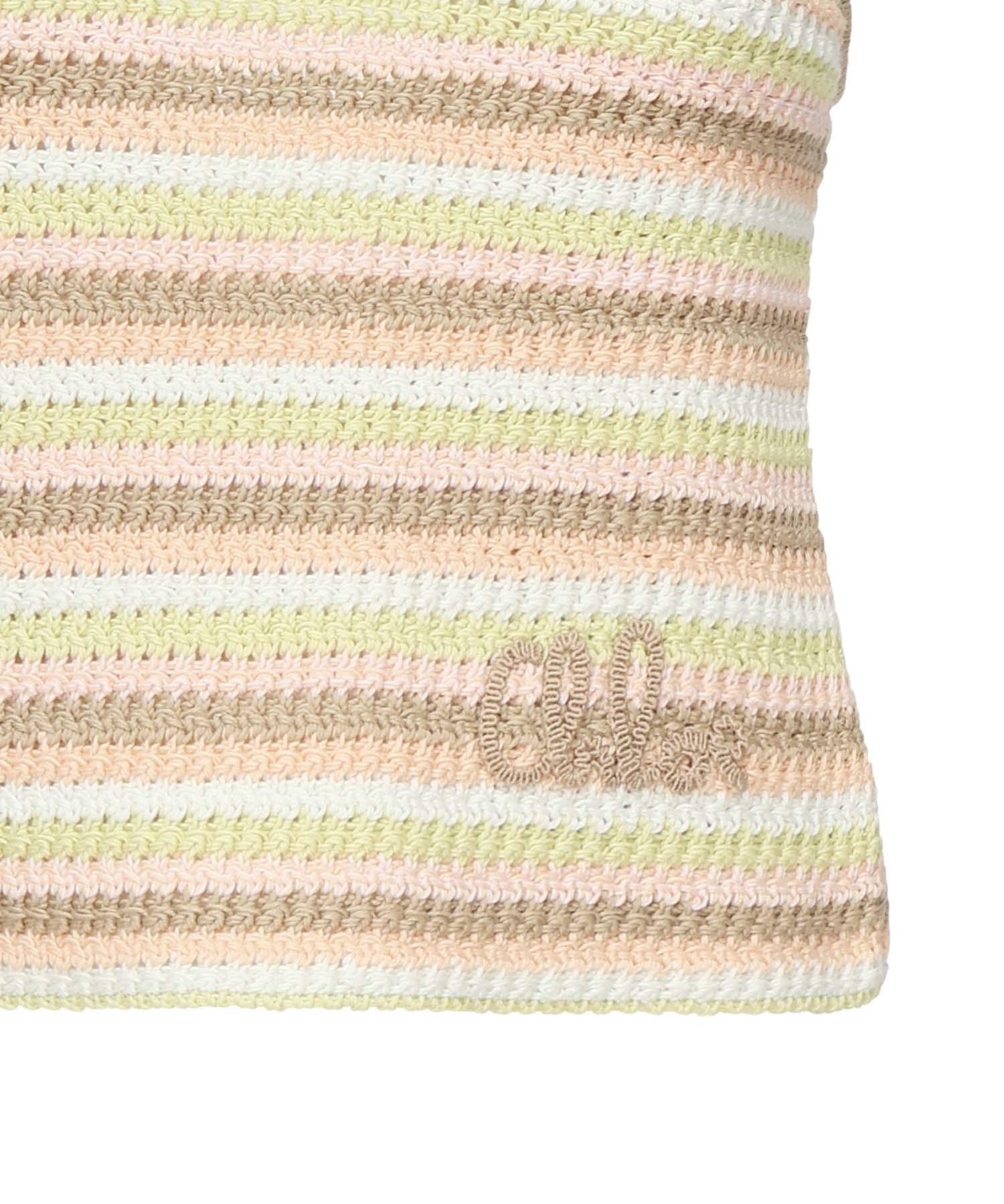 Canotta cropped con logo ricamato CHC25AMH02555 3ZA CHLOÉ 