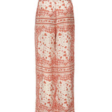 Pantaloni in seta con stampa FR6494 AVA1F0D4T FENDI 