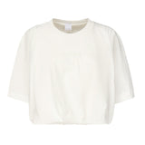 T-shirt cropped con ricamo logo 104257 A2F8Z05 PINKO 