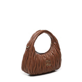 Borsa Wander in pelle matelassé 5BC125 AN88F0033 MIU MIU 