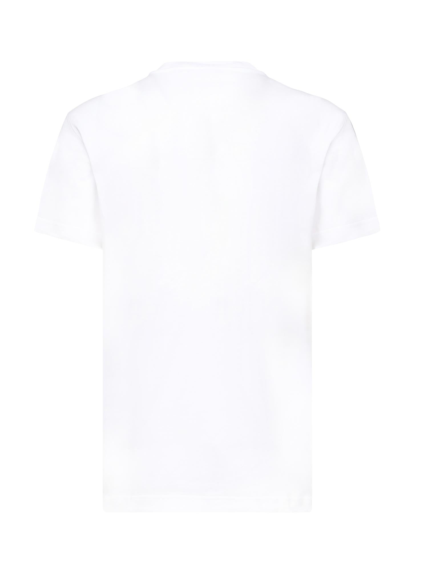 T-shirt con stampa Flock G8RN8T G7O9YW0800 DOLCE & GABBANA 