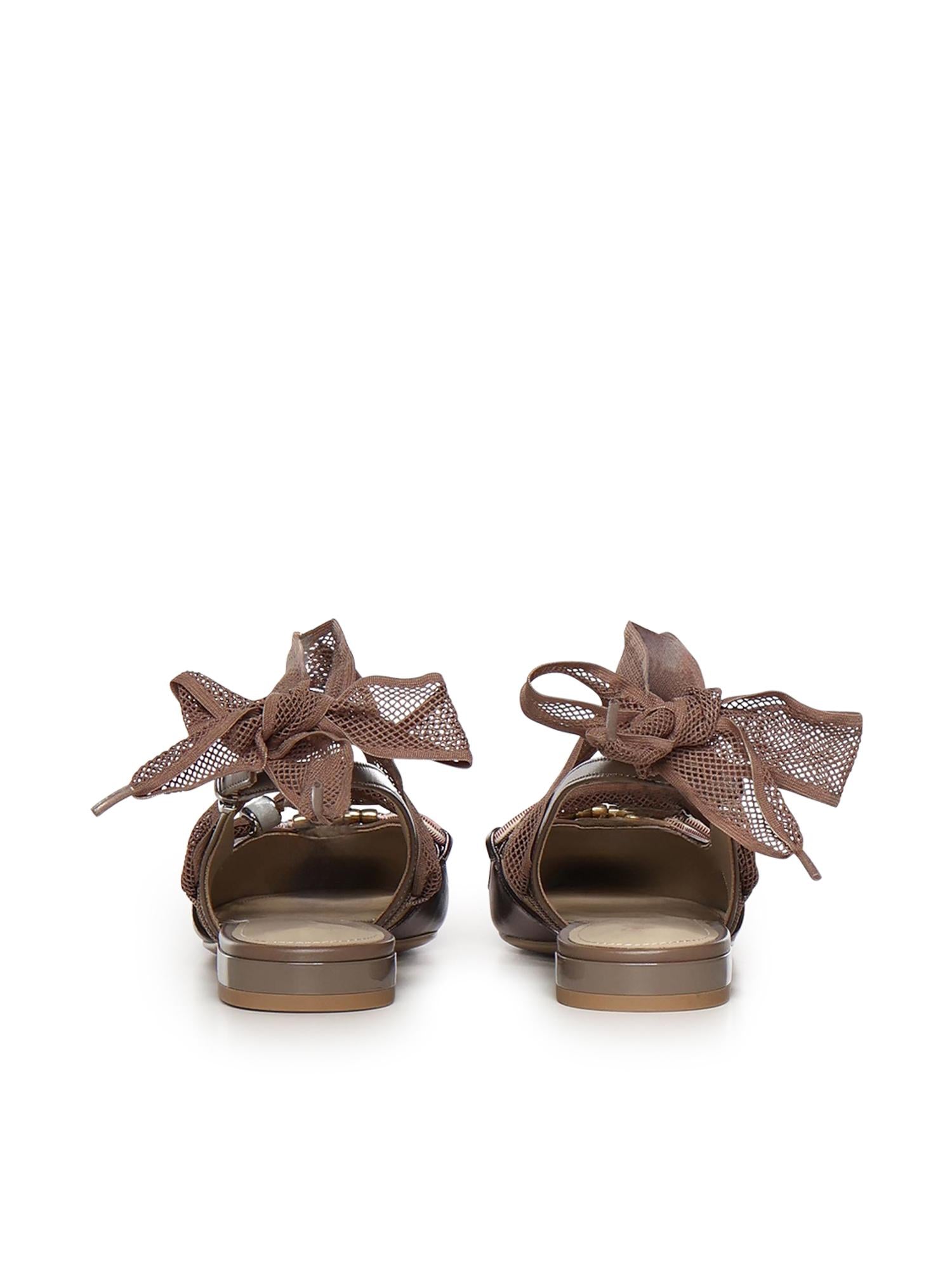Ballerine slingback con lacci SD0547 P003M28 PINKO 