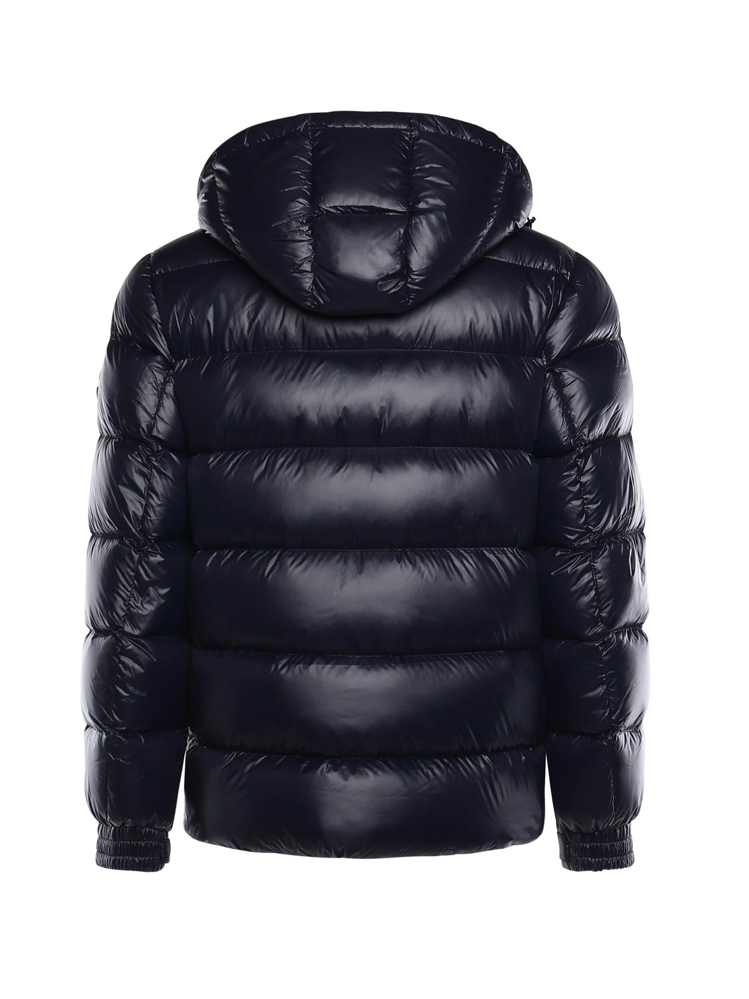 Piumino in nylon con logo HE9440035 BLUE HESKIMO 