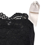 Mini abito Lakeside in pizzo CD4101 BLACK FOR LOVE & LEMONS 