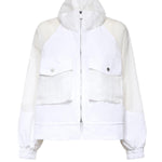 Giacca tecnica con inserti trasparenti 106592 A325Z04 PINKO 