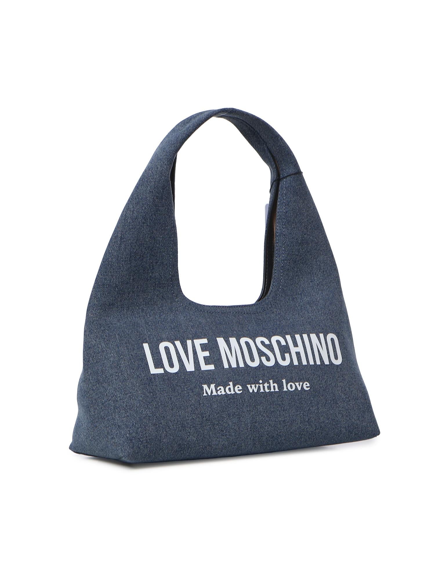 Borsa a spalla con logo JC4059PP1OLG1 70A LOVE MOSCHINO 