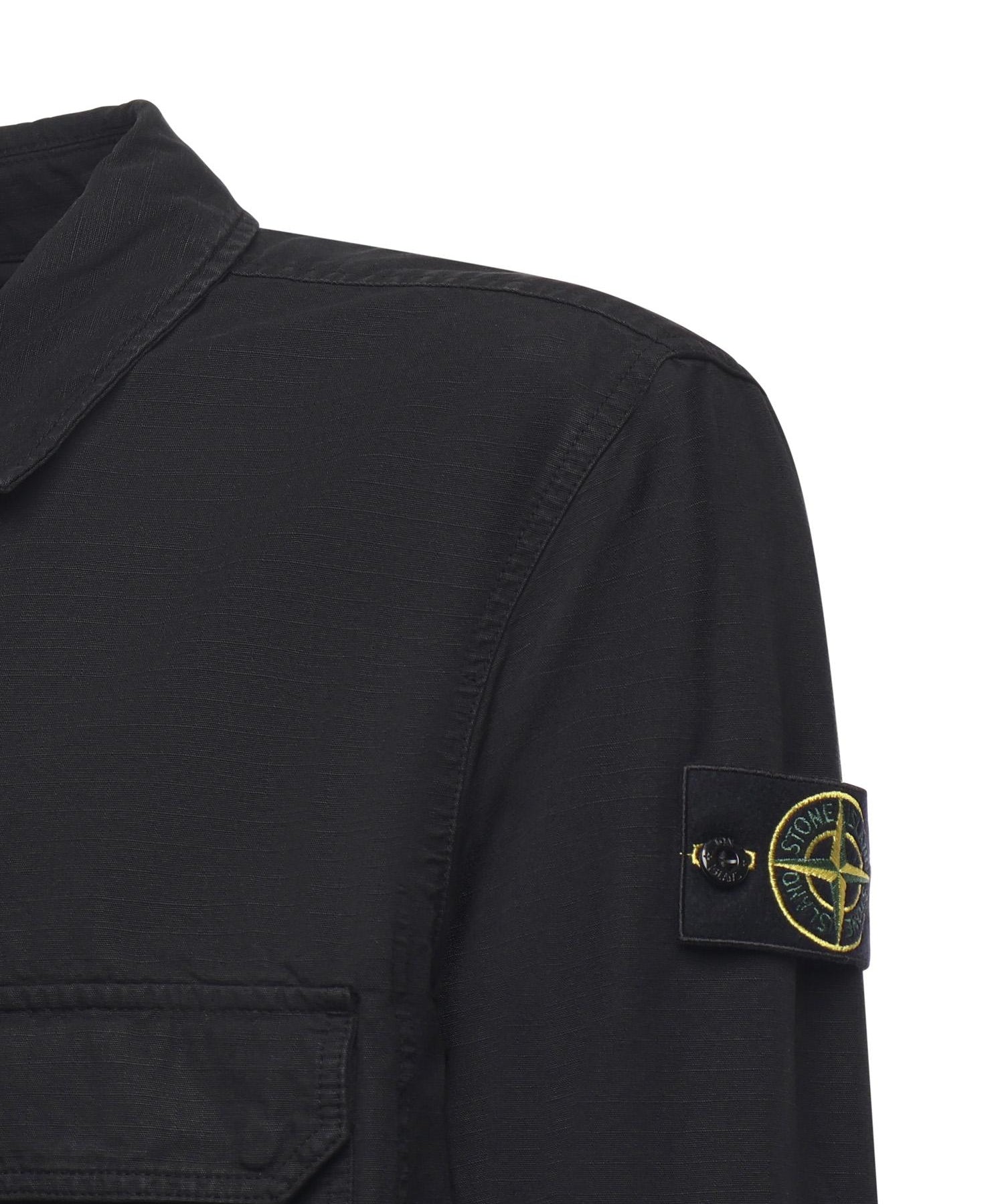 Overshirt in cotone con logo K2S151200009 S0211V0029 STONE ISLAND 