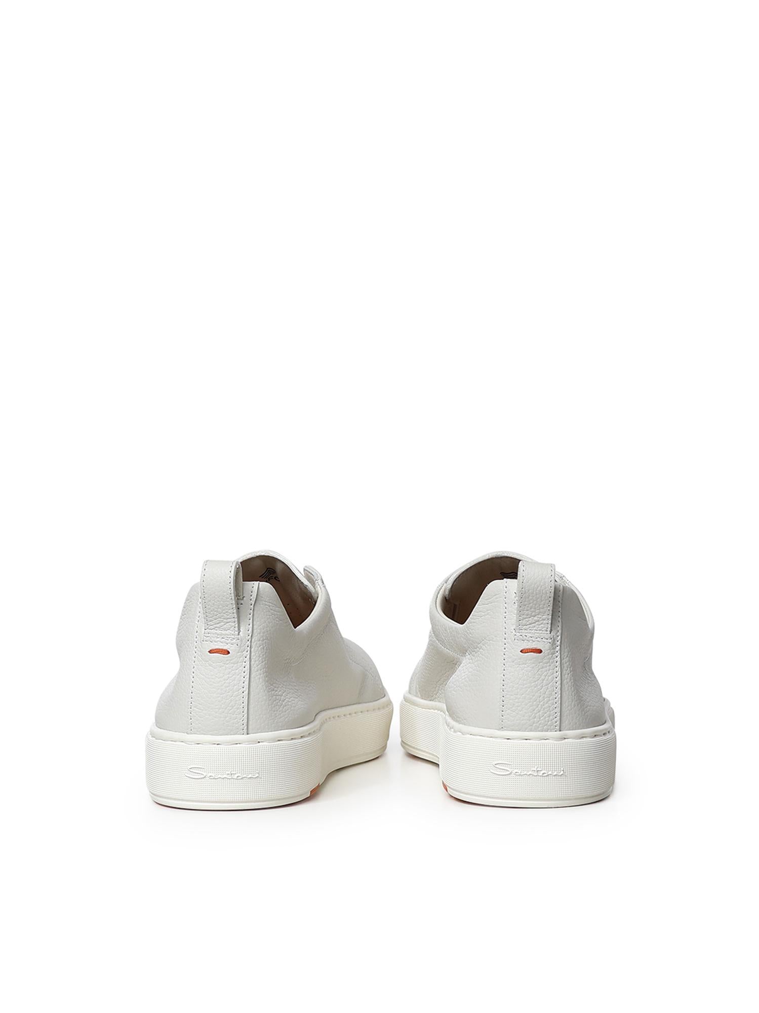 Sneaker slip-on in pelle MBCD22211BART CKAI50 SANTONI 