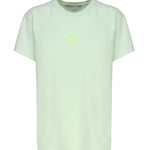 T-shirt in cotone con logo circolare 6J0273 3SPY533442 STELLA McCARTNEY 