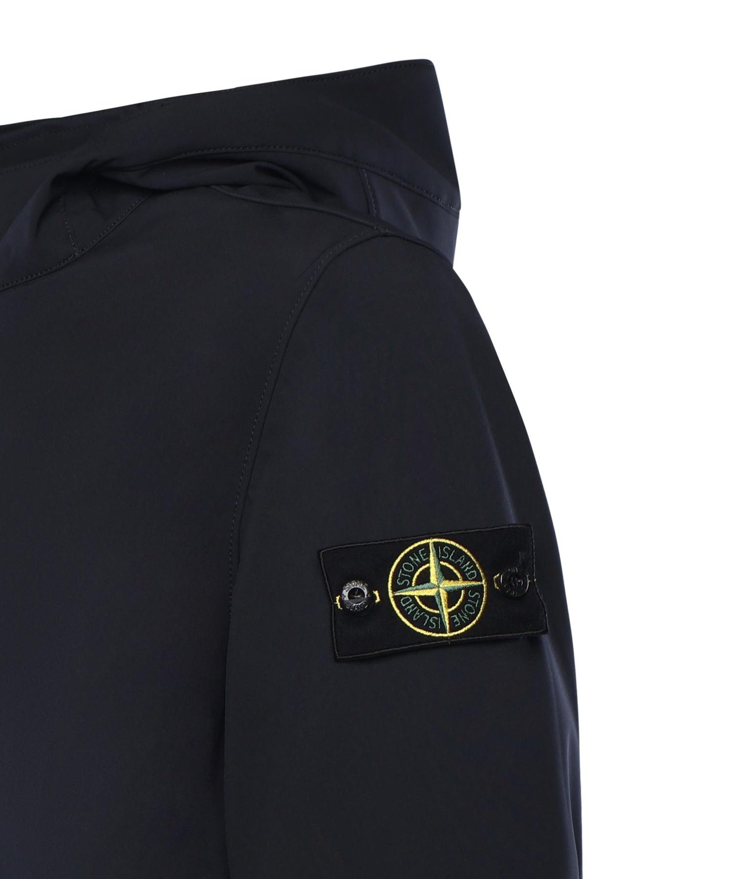 Giacca antigoccia in reps di nylon con logo L1S154100118 S0A22V0020 STONE ISLAND 