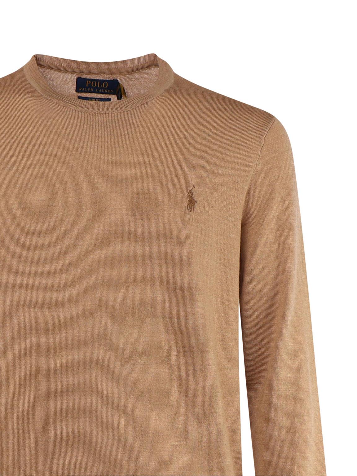 Maglia in lana con logo<BR/> 710946143 009 POLO RALPH LAUREN 