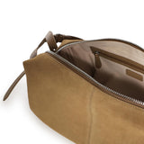 Borsa a spalla media Keeper Bag in suede 106676 A0F6L22O PINKO 