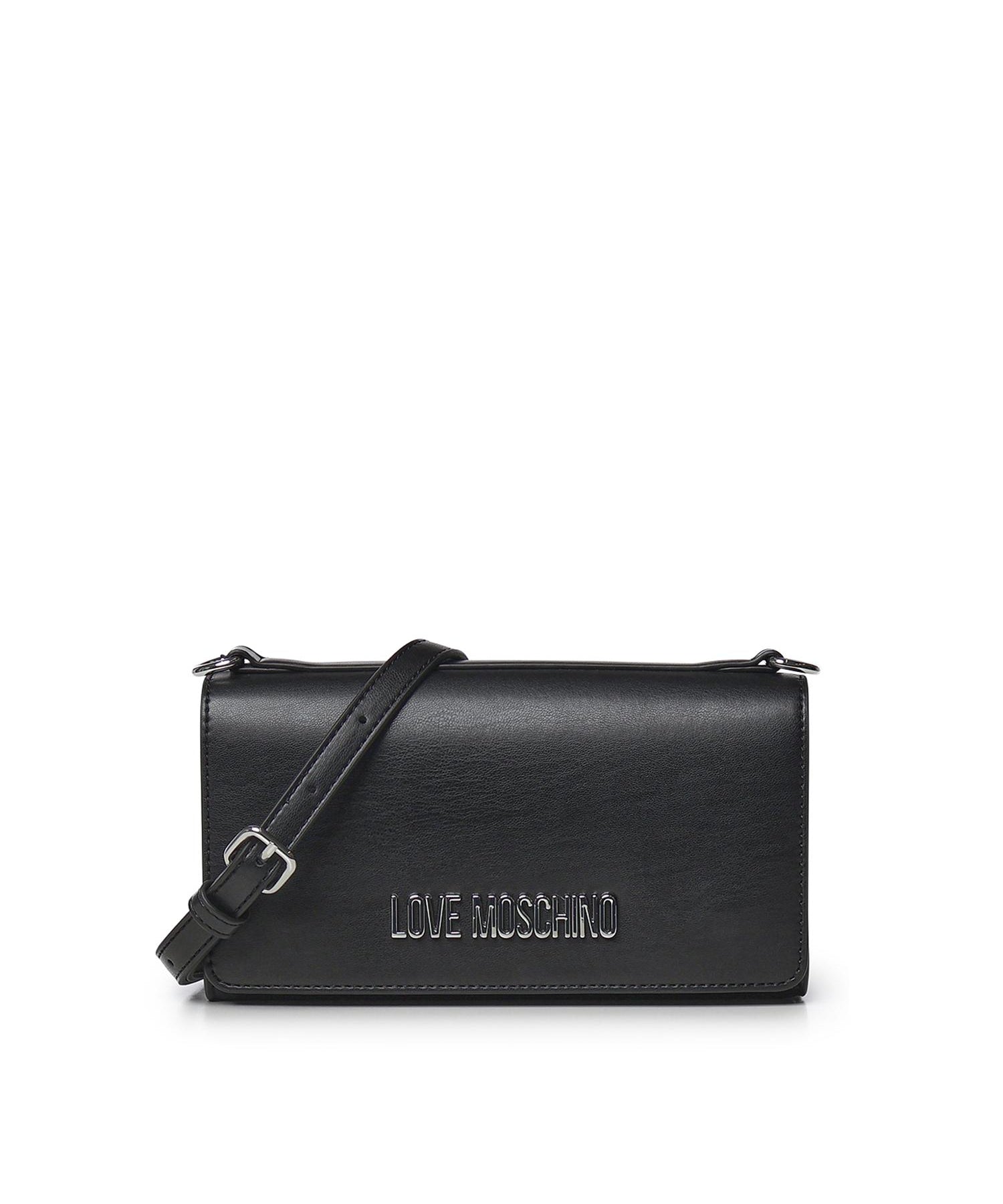 Borsa a tracolla con logo JC4170PP1OLX0 00B LOVE MOSCHINO 