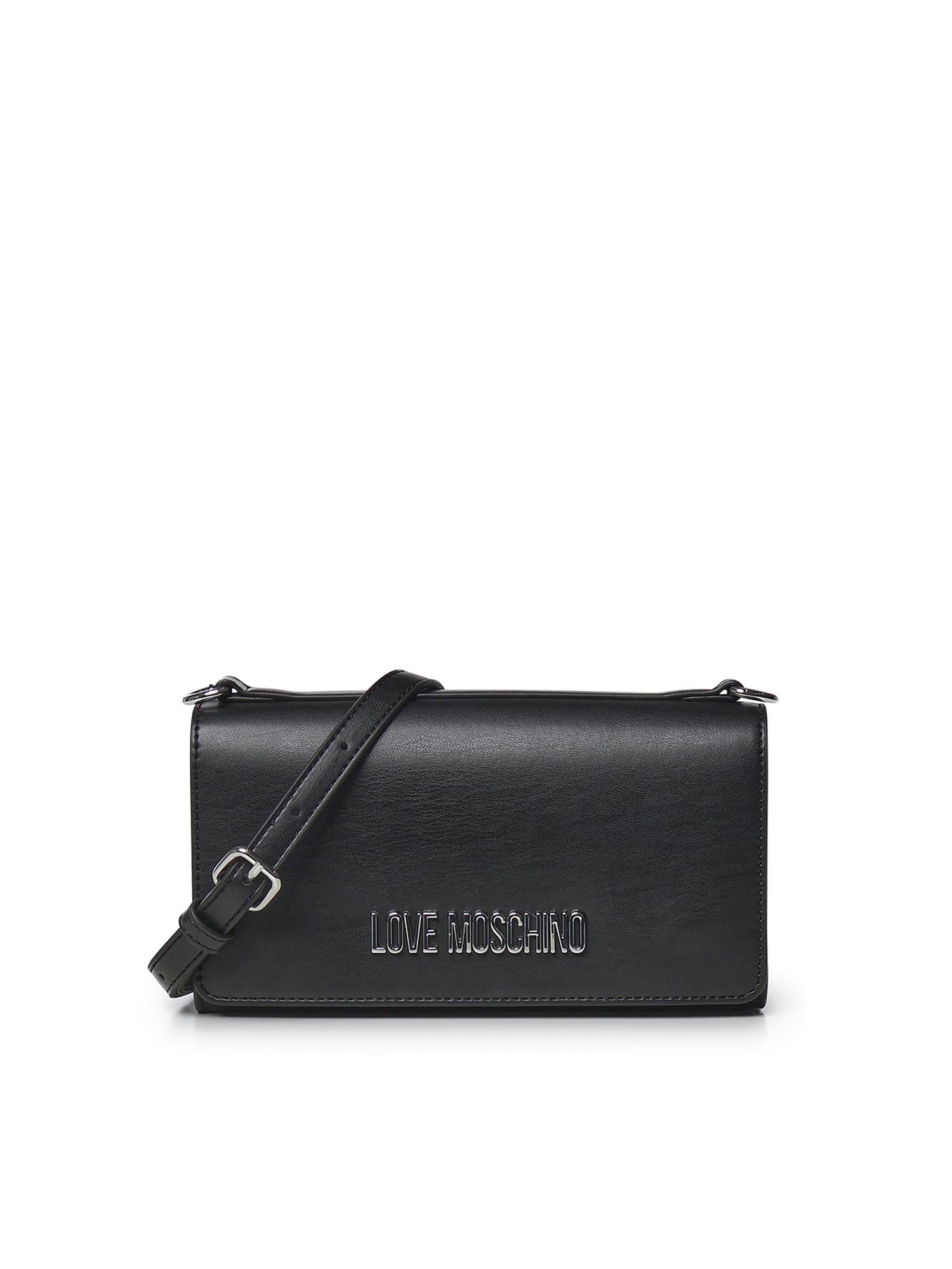 Borsa a tracolla con logo JC4170PP1OLX0 00B LOVE MOSCHINO 